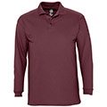 Polo de manga larga para hombre