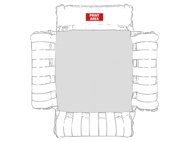 Frente: 60  x 70 mm