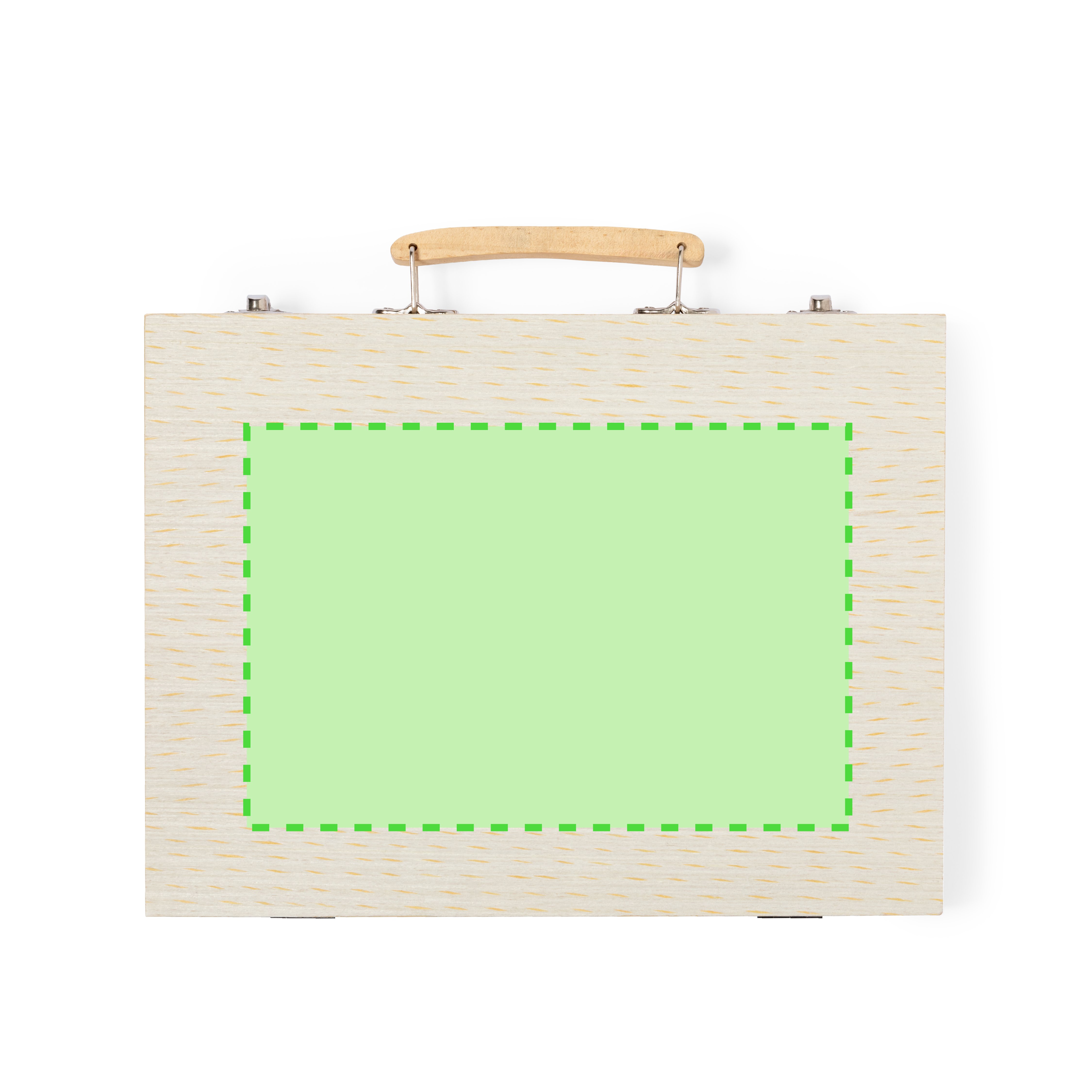 Frente: 150 x 100 mm