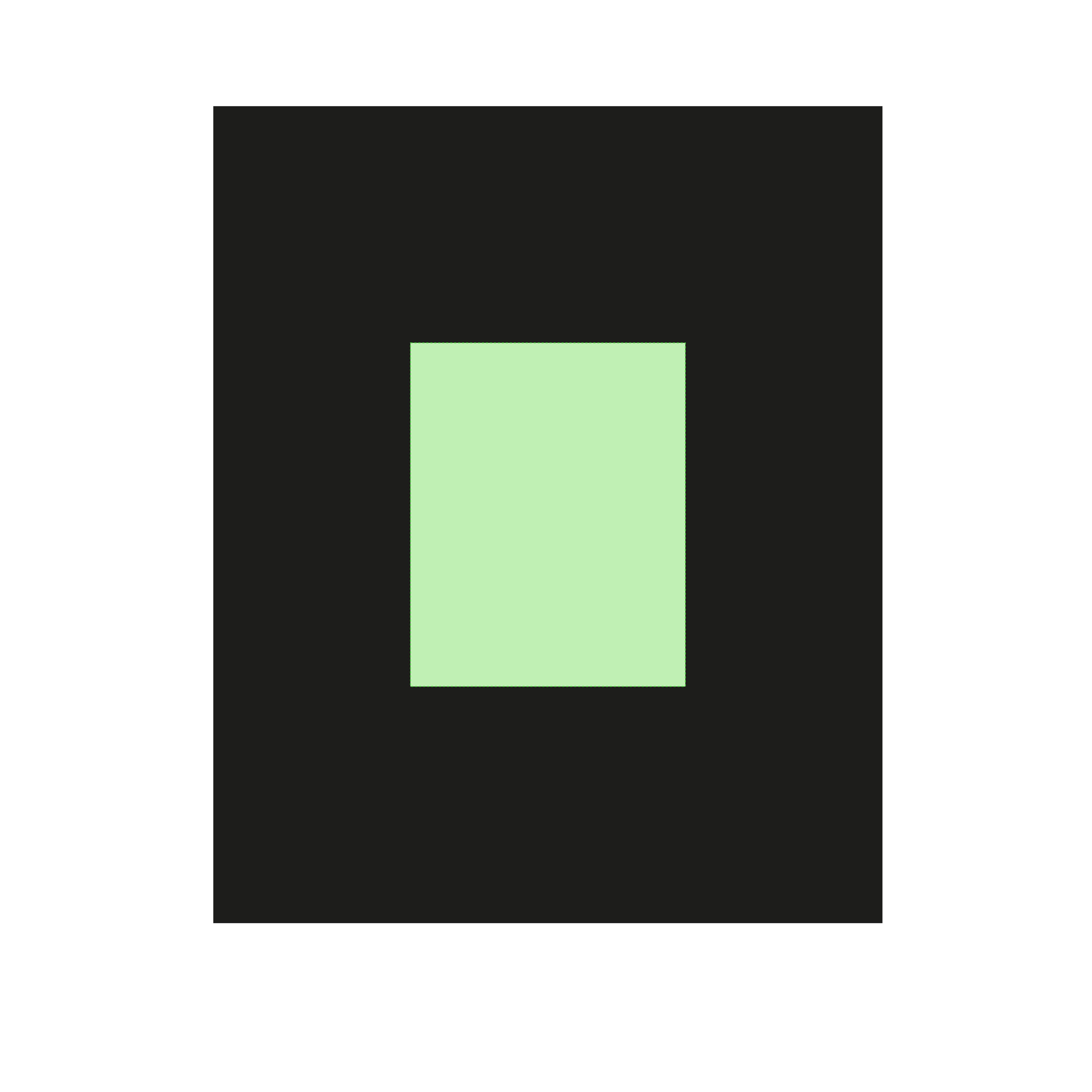 Frente: 100 x 80 mm