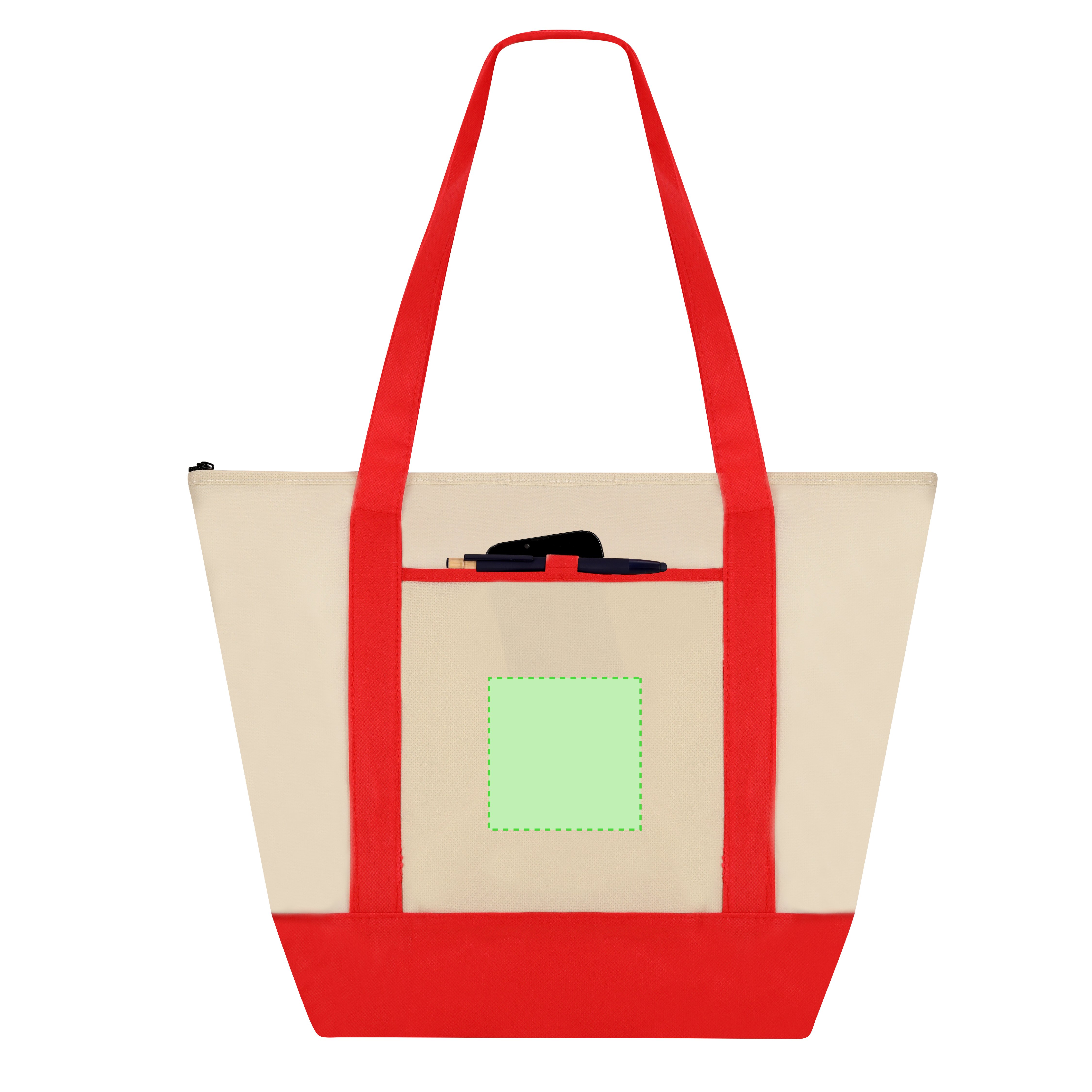 Frente: 90 x 90 mm