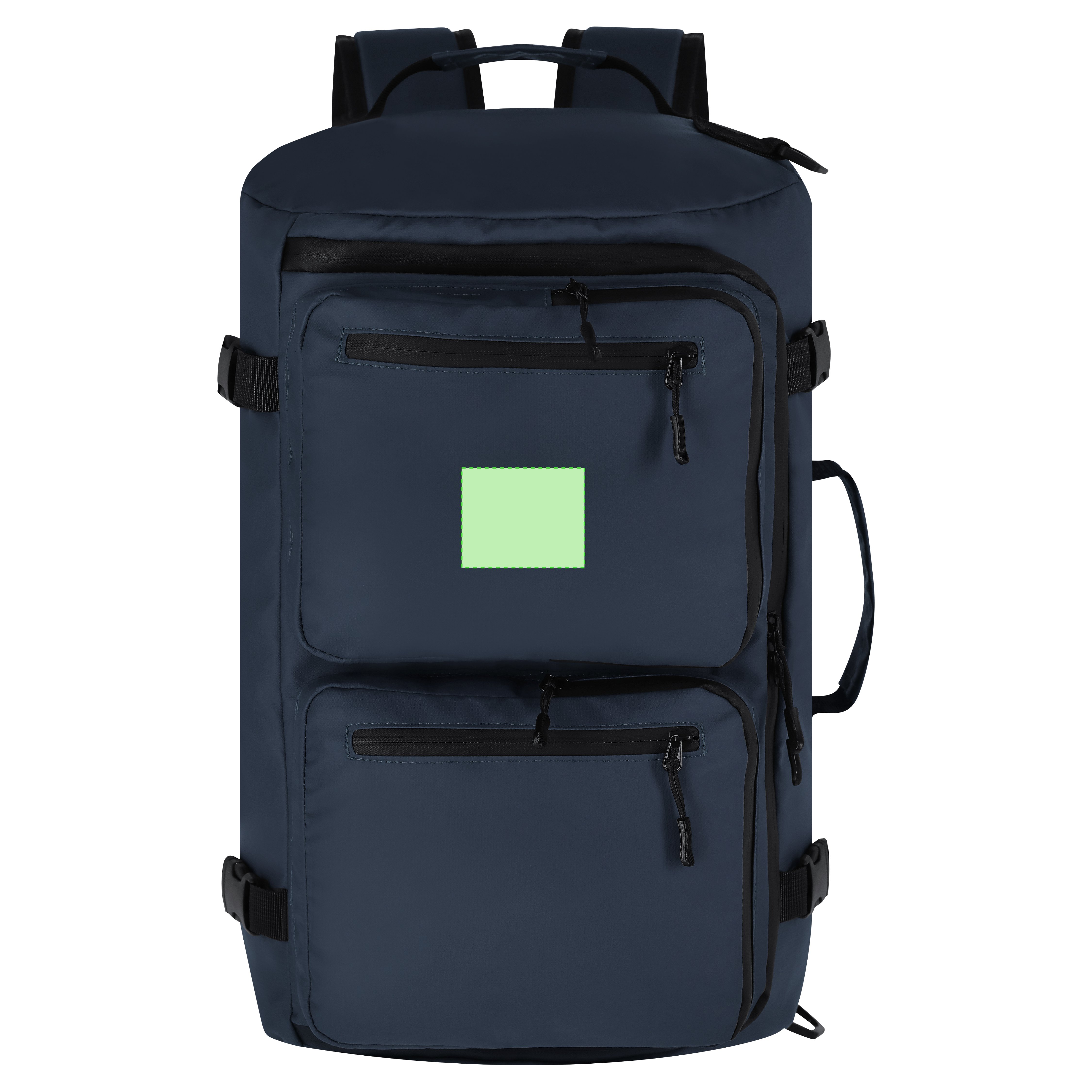 Frente: 80 x 65 mm