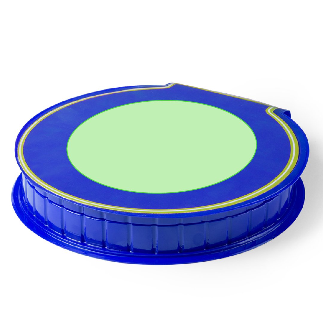Frente: 100 x 100 mm