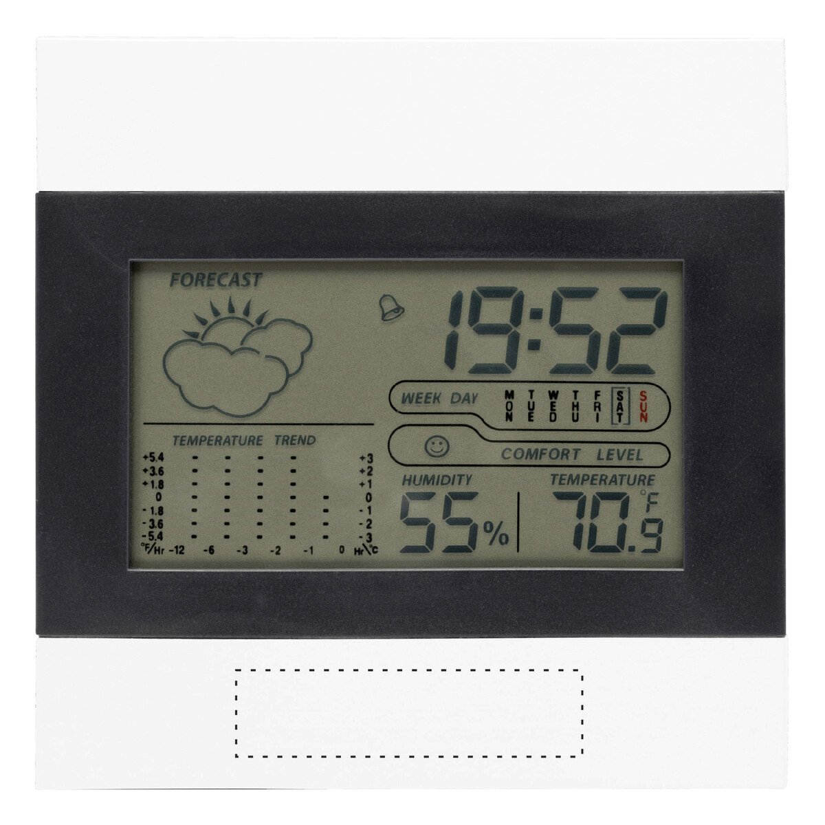 Frente: 120x20mm (24cm²)