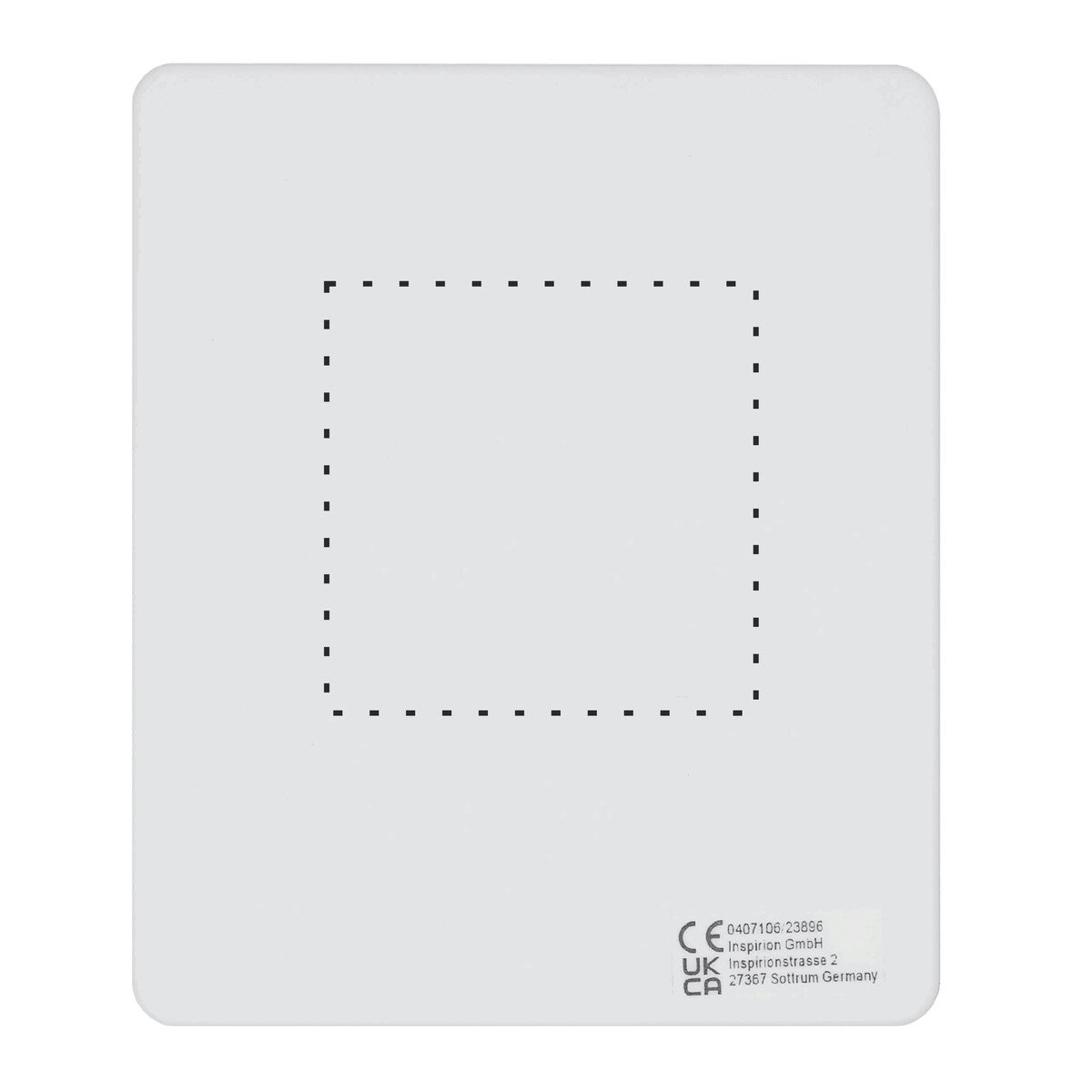 Frente: 45x50mm (23cm²)