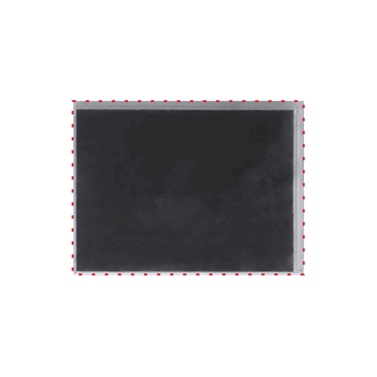 Frente: 60x45mm (27cm²)