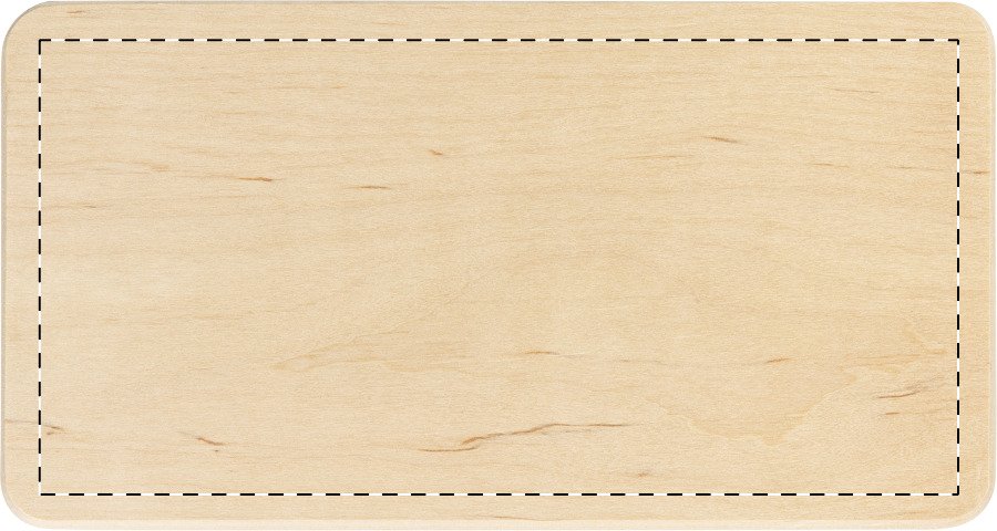 Frente: 100 x 80 mm