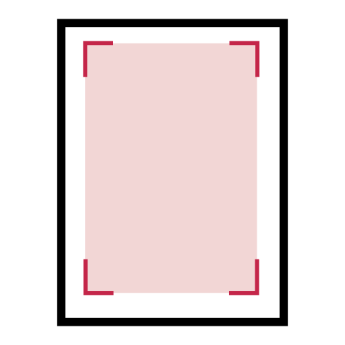 Frente: 180 x 110 mm