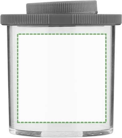 Frente: 50mm x 50mm
