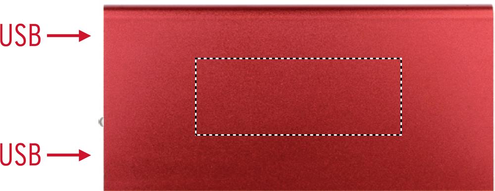 Frente: 80x30 mm