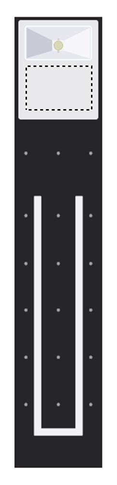 Frente: 30x20 mm