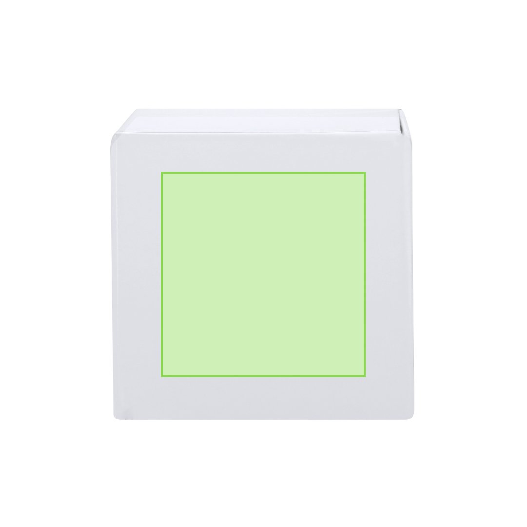 Dorso: 65 x 65 mm