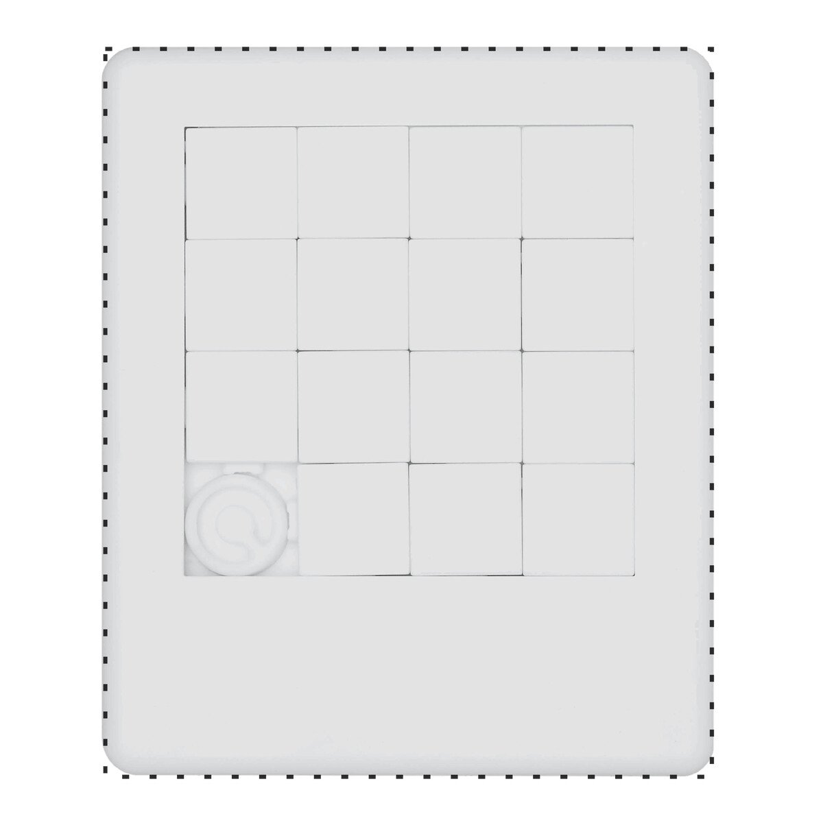 Dorso: 75x90mm (68cm²)