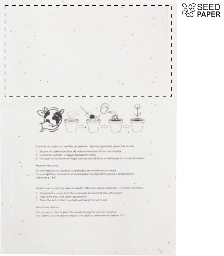Dorso: W:100 mm x H:60 mm x D:0 mm