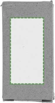 Dorso: 20 x 40mm