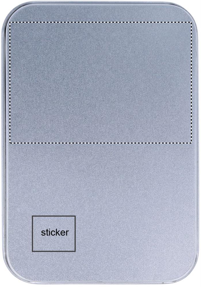 Dorso: 60x40 mm