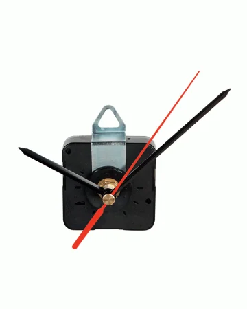 Movimiento silencioso reloj de pared de plástico y metal
