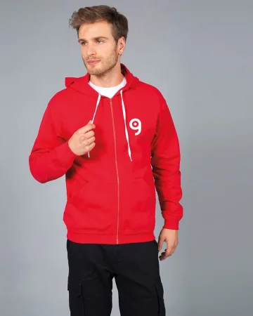 Sudadera Lecce con cremallera y capucha Made in Italy 80% algodón regu