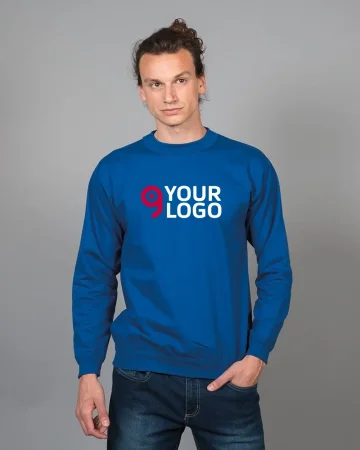 Sudadera Lecco Made in Italy cuello redondo algodón regular