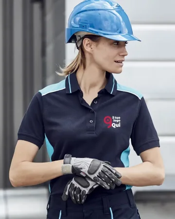 Camiseta de trabajo para mujer James & Nicholson, 200g, lavable a 60°C