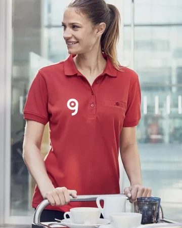 Camisa de trabajo para mujer Pocket | Resistente, 200g, algodón/poliés