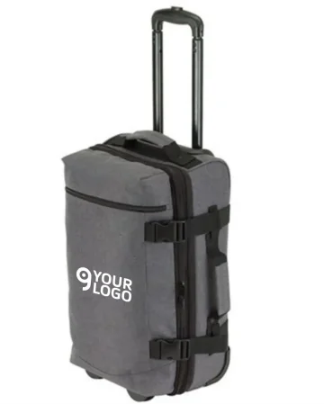 Trolley-borsone VISBY con ruedas y doble compartimento