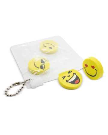 Juego de Gomas Kono Negras, 4 piezas 2.5cm, Goma Resistente 20g