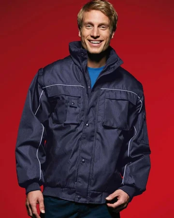 Chaqueta de trabajo resistente al viento, impermeable, con mangas desm