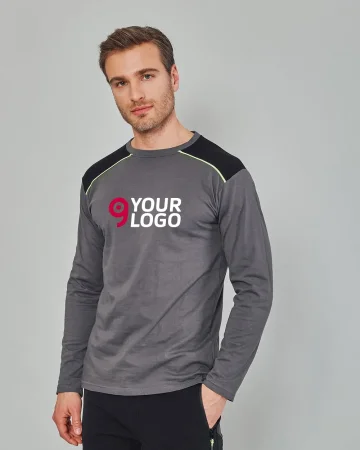 Camiseta de manga larga Latina 100% algodón