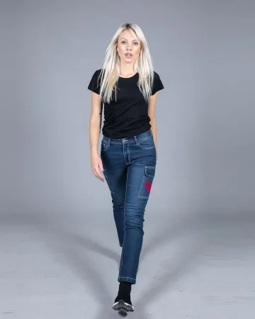 Pantalones vaqueros de mujer Denver Lady Multibolsillos con Elasticida