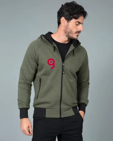 Sudadera con capucha y cremallera completa para hombre Cleveland premi