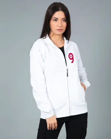 Sudadera con cremallera larga para mujer Malesia en corte regular