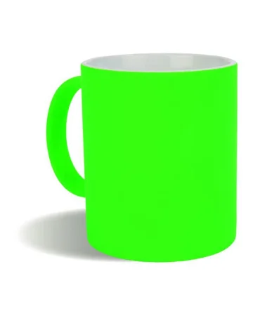 Taza cerámica flúor 320 ml