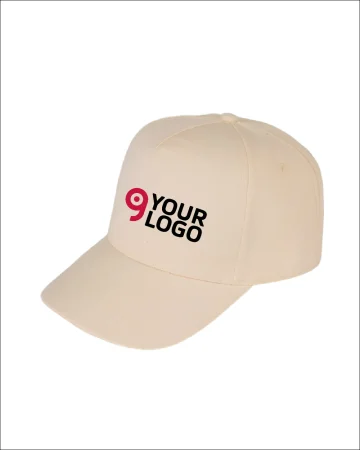 Gorra de golf de 5 paneles de algodón orgánico