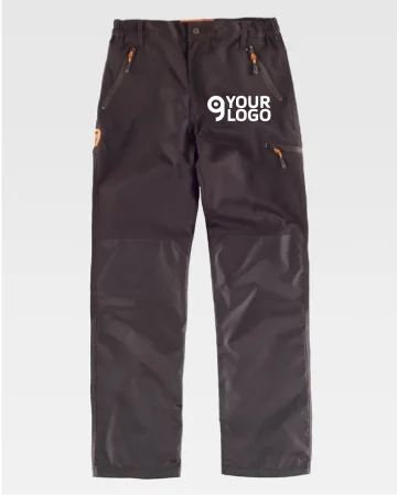 Pantalones de trabajo, refuerzo en las rodillas, corte regular