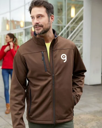 Chaqueta Softshell Hombre Cortavientos e Impermeable de 3 Capas