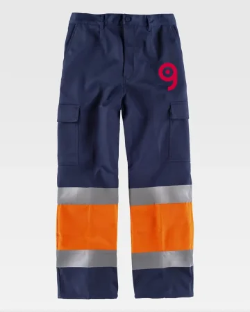 Pantalón de Invierno de Alta Visibilidad con múltiples bolsillos