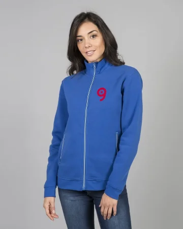 Sudadera Atlanta Lady de algodón con cremallera larga para mujer - cue