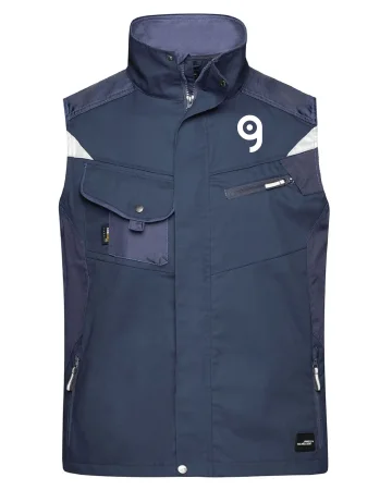 Chaleco de trabajo Strong Workwear, corte regular, reforzado