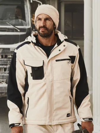 Chaqueta Softshell de artesano resistente para hombre, cortavientos e 