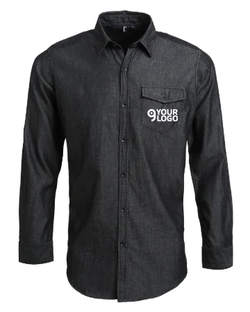 Camisa de hombre 100% algodón ajuste medio