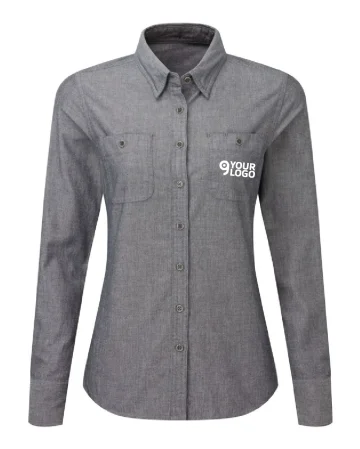 Camisa de Mujer Fairtrade de Algodón Orgánico Classic Fit 160g