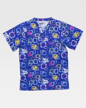 Camiseta unisex con estampado de mariposas resistente a las manchas