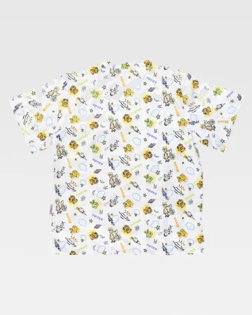 Casaca unisex estampada con motivos infantiles y acabado antimanchas