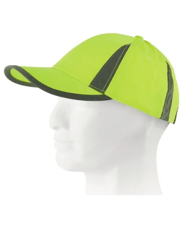 Gorra de alta visibilidad, reflectante, ajustable con velcro