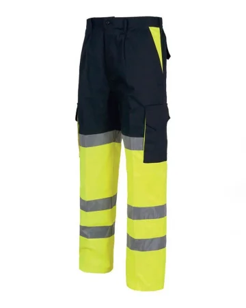 Pantalón multibolsillos bicolor certificado