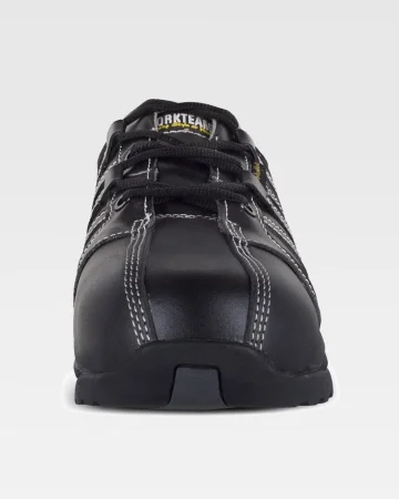 Zapato de seguridad de cuero negro S1P SRA | 200gr