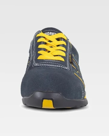 Zapato de seguridad S1P con suela de goma de ante 400g