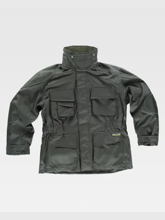 Chaquetón con forro interior de piel desmontable