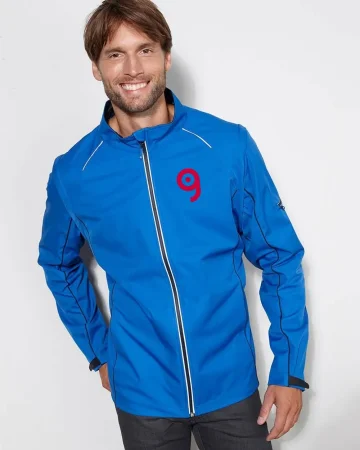 Chaqueta Softshell Hombre, Mangas Desmontables de 3 Capas